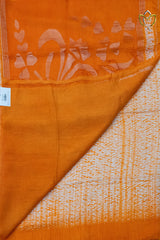 Jute Linen - Half White & Orange