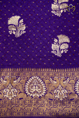 Banarasi Pattu - Violet