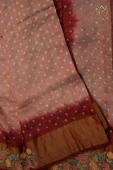 Tussar - Onion Pink & Rust