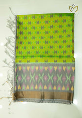 Lightweight Pattu - Neon & And Grey