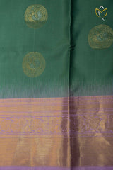 Lightweight Pattu - Teal Blue & Lilac