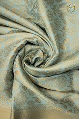 Banarasi Pattu - Arctic Blue