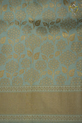 Banarasi Pattu - Arctic Blue