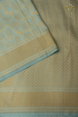 Banarasi Pattu - Arctic Blue