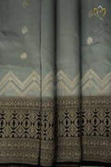 Banarasi Raw Mango - Grey & Black