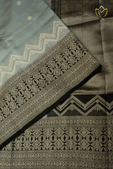 Banarasi Raw Mango - Grey & Black