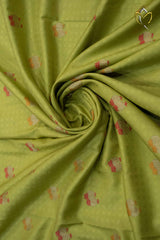 Banarasi Pattu - Pista Green