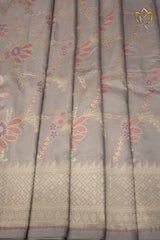 Banarasi Pattu - Porpoise Grey