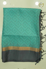 Assam Pattu - Persian Green