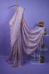 Tissue Muslin Handwoven - Lilac