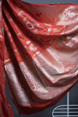 Banarasi Ektara Silk - Red