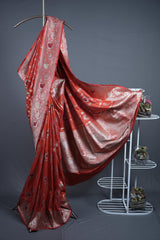 Banarasi Ektara Silk - Red