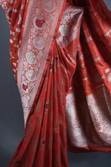 Banarasi Ektara Silk - Red