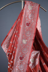 Banarasi Ektara Silk - Red