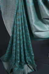 Banarasi Ektara Silk - Pale Blue