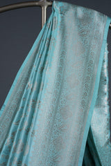Banarasi Ektara Silk - Pale Blue