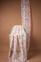 Fancy Handwork Border - Peach