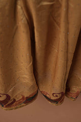 Fancy Machine Embroidery - Mustard Yellow