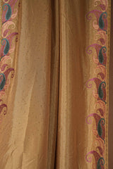 Fancy Machine Embroidery - Mustard Yellow