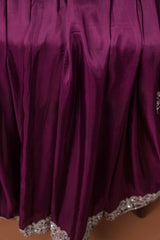 Fancy Mirror Work - Blackberry Purple