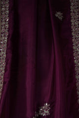 Fancy Mirror Work - Blackberry Purple