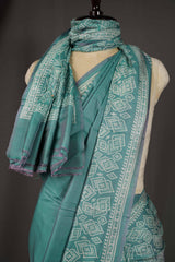 Murshidabad Silk - Sapphire