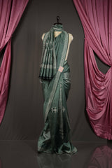 Murshidabad Silk - Forest Fern