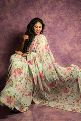 Pure Georgette - Sea Blue