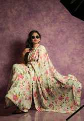 Pure Georgette - Sea Blue