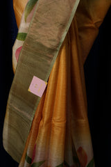 Tussar - Mustard Yellow