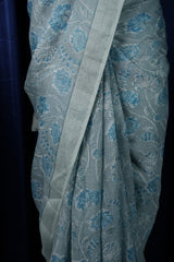 Handloom Kota - Sky Blue