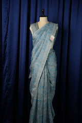 Handloom Kota - Sky Blue