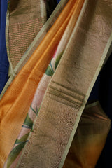 Tussar - Mustard Yellow