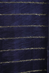 Raw Silk - Navy Blue