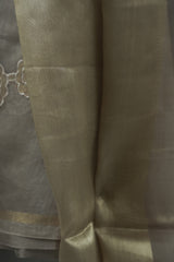 Soft Chanderi - Grey-Beige