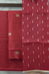 Chanderi Cotton-Silk - Red