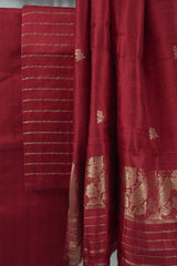 Raw Silk - Red