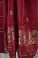 Raw Silk - Red