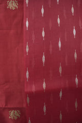 Chanderi Cotton-Silk - Red