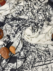 Pure Georgette - Black & White