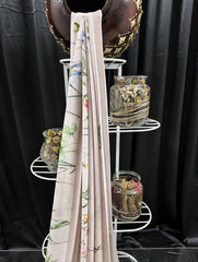 Georgette - Soft Pastel Saree