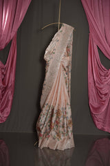 Tussar Silk - Peach