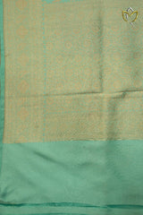Banarasi Pattu - Aquamarine