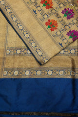 Banarasi Pattu - Navy Blue