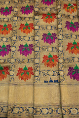 Banarasi Pattu - Navy Blue