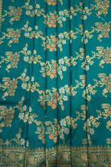 Banarasi Pattu - Turquoise Blue