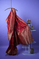 Banarasi Dola Silk – Red