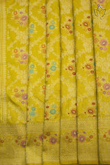 Banarasi Pattu - Mustard Yellow