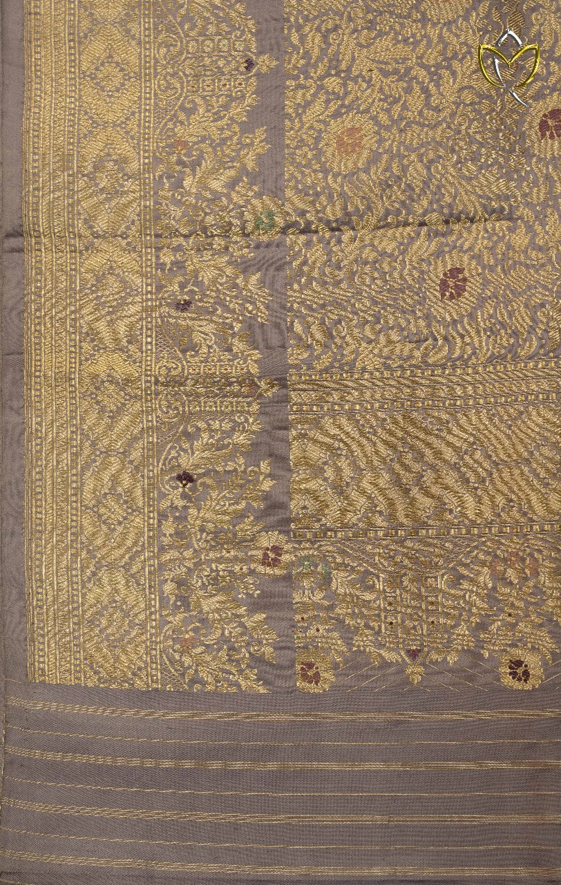 Pure Banarasi Pattu - Lilac