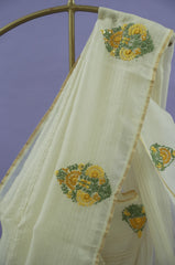 Organza - Elegant Off-White